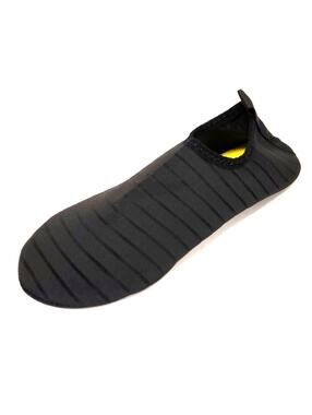 Ladies Water Sock Shoes Black US Size 7.5
